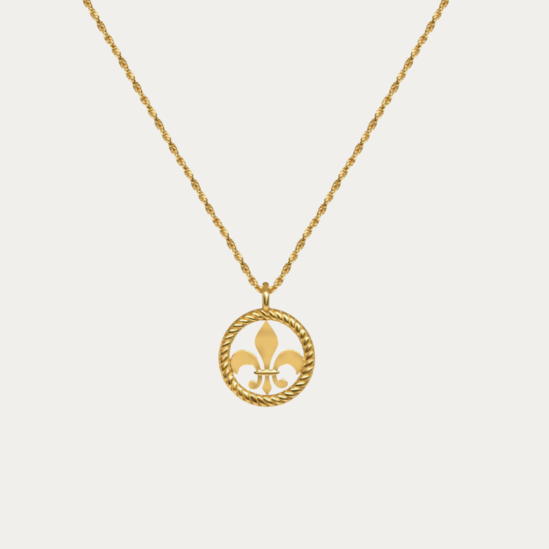 Fleur De Lis Pendant Necklace