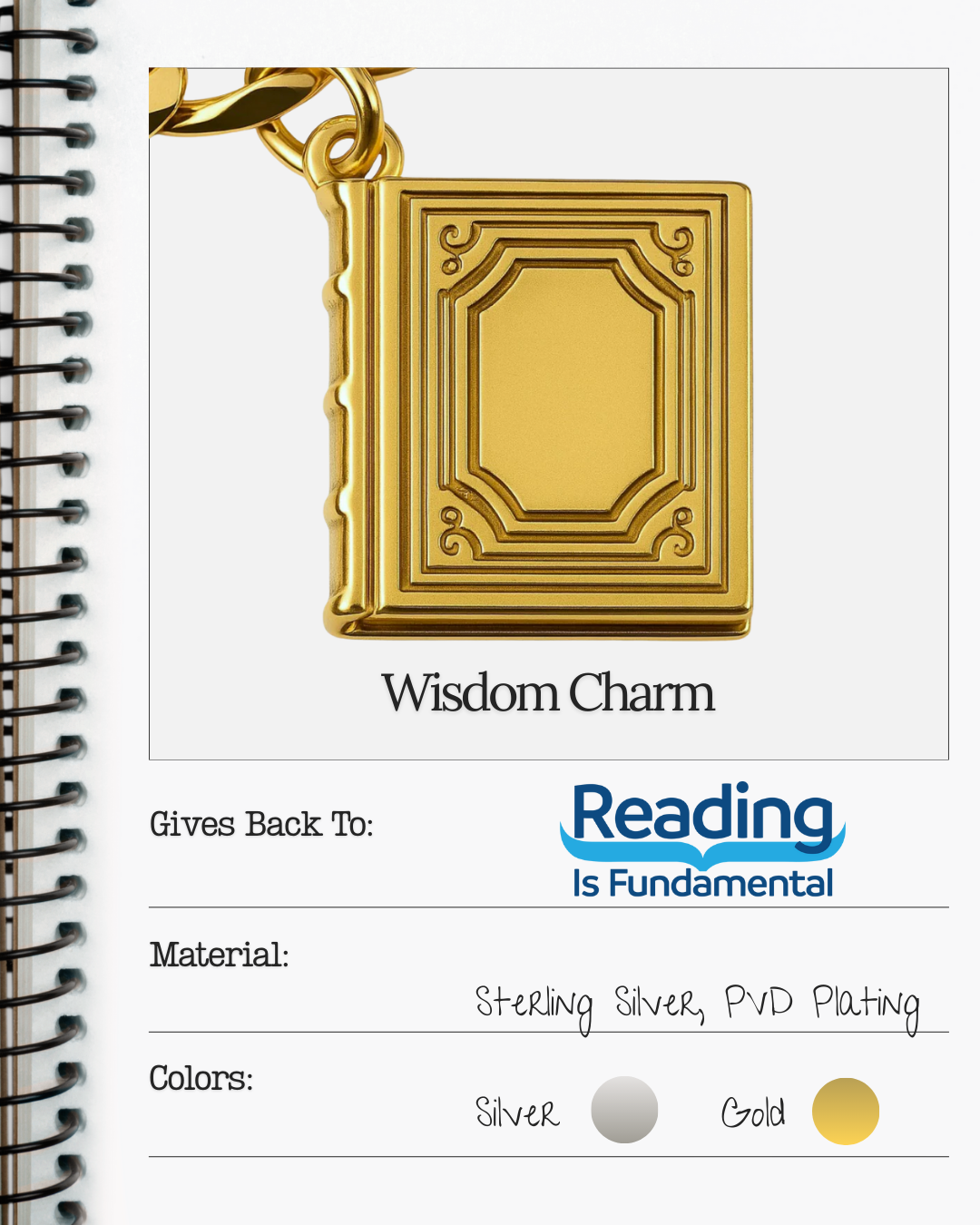 The Wisdom Charm (Education Equity and Access)
