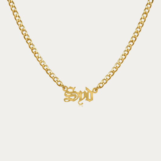Custom Name Necklace-Cuban Chain