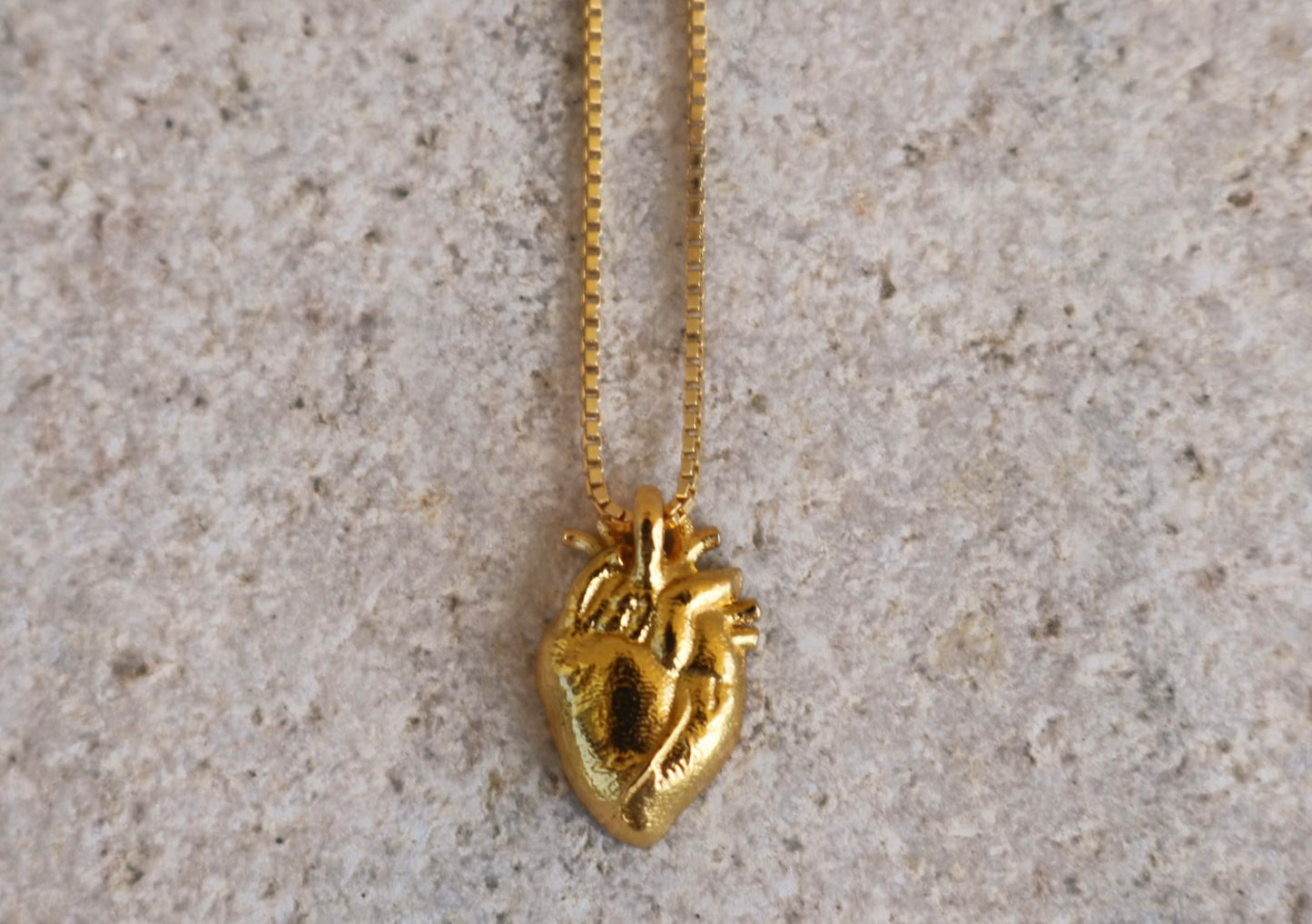 Heart of Gold Pendant Necklace