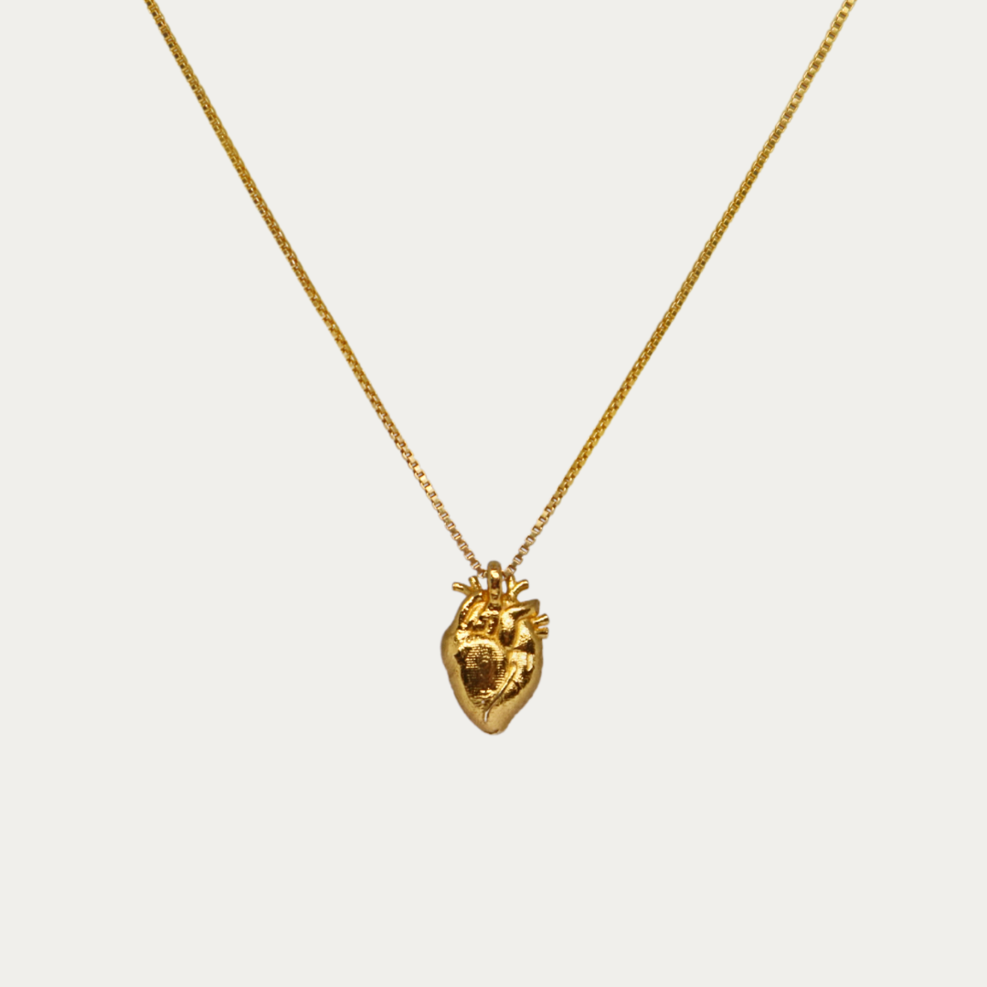 Heart of Gold Pendant Necklace