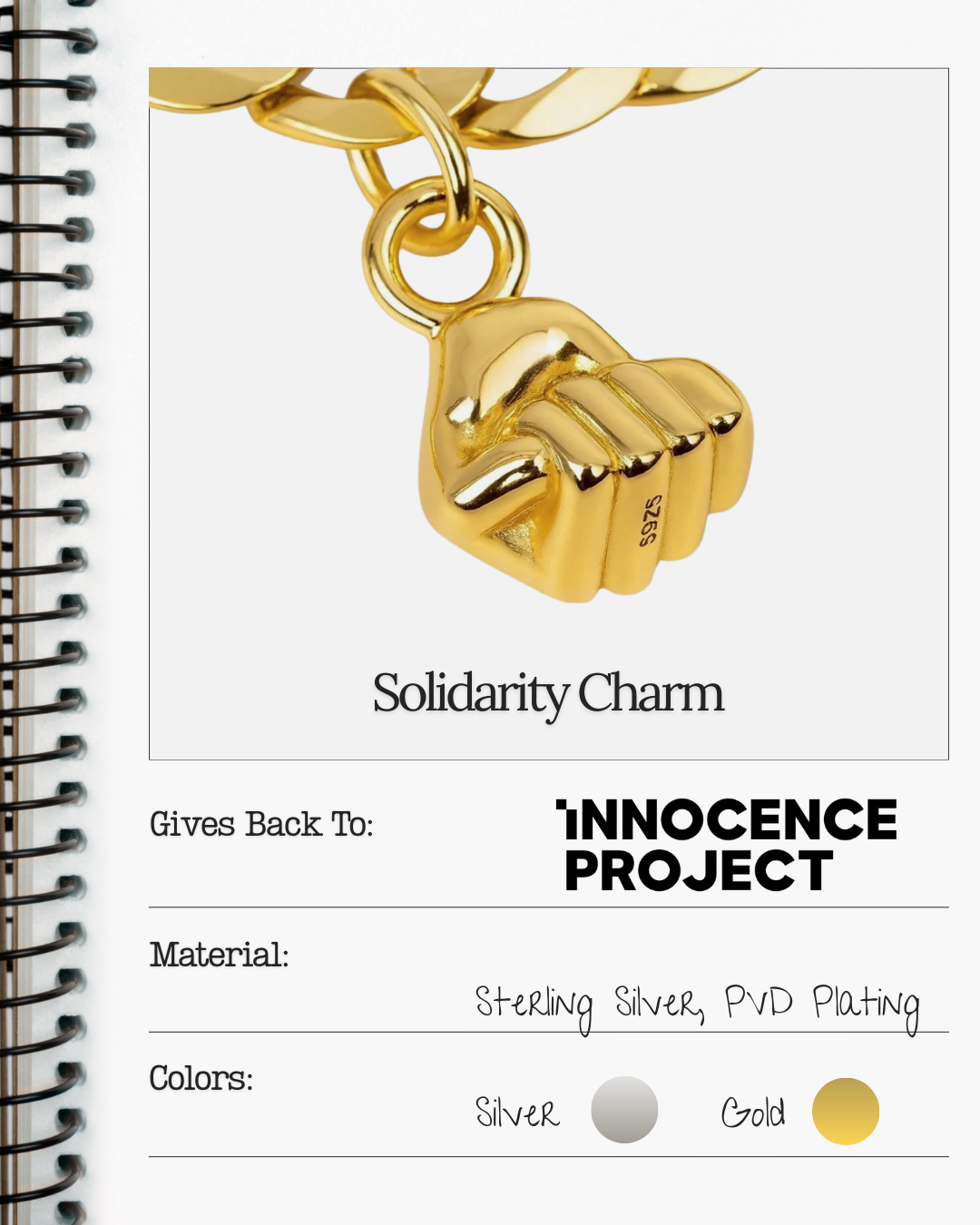Solidarity Charm (Racial Justice and Equity)